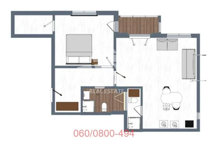 Prodaja, dvosoban stan, 62m², Pančevo, Srbija