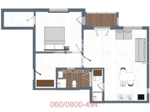 Sale, two bedroom apartment, 62m², Pančevo, Srbija - image 3