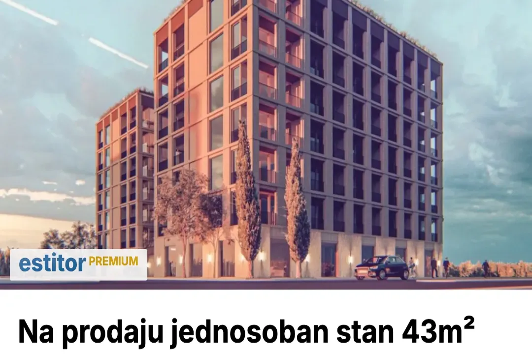 Prodaja, jednosoban stan, 43m², Centar, Budva