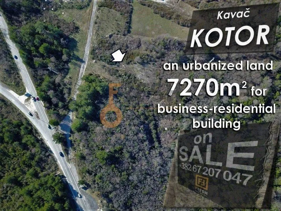 Prodaja, plac, 7270m², Kotor, Crna Gora