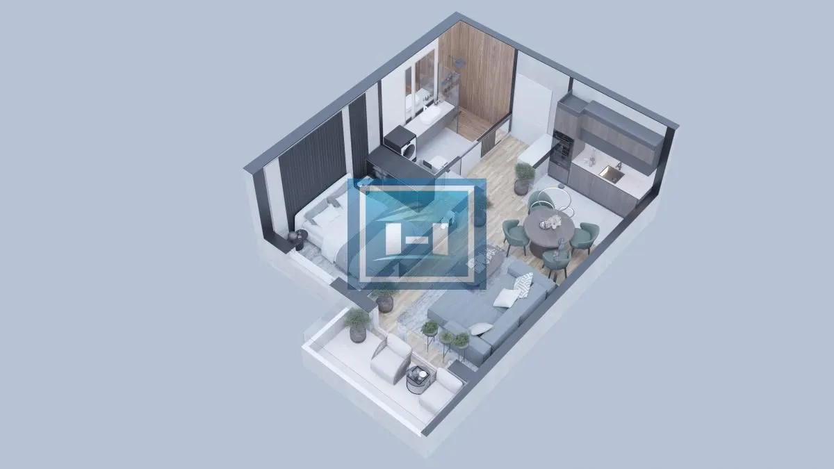 Sale, one bedroom apartment, 44m², Centar, Jagodina