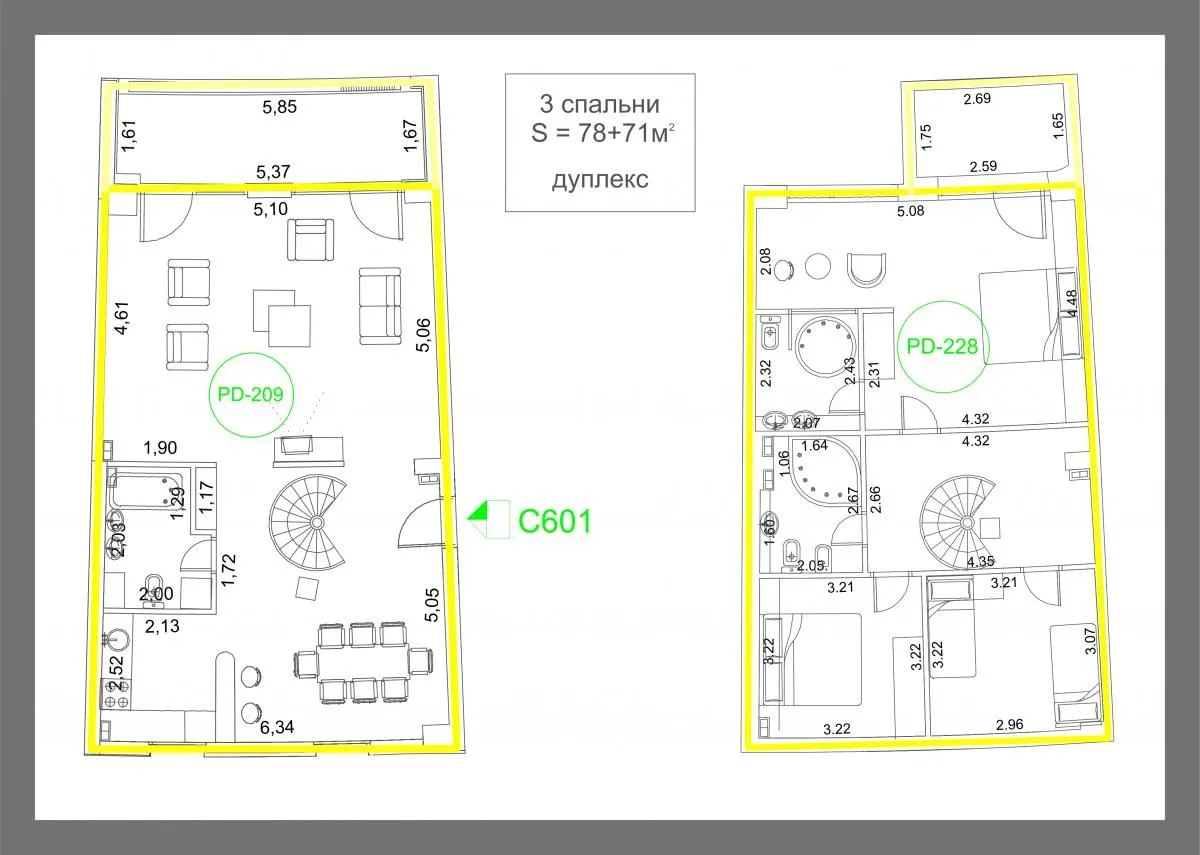 Prodaja, trosoban stan, 149m², Budva, Crna Gora