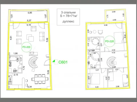 Sale, three bedroom apartment, 149m², Budva, Crna Gora - image 20