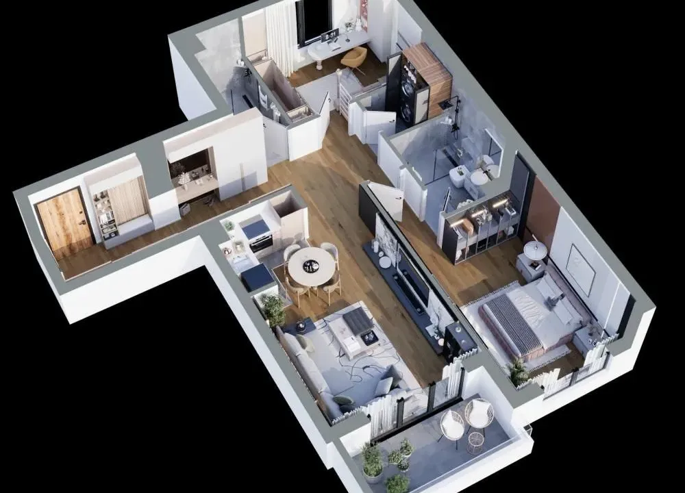 Prodaja, trosoban stan, 78m², Bežanija, Beograd