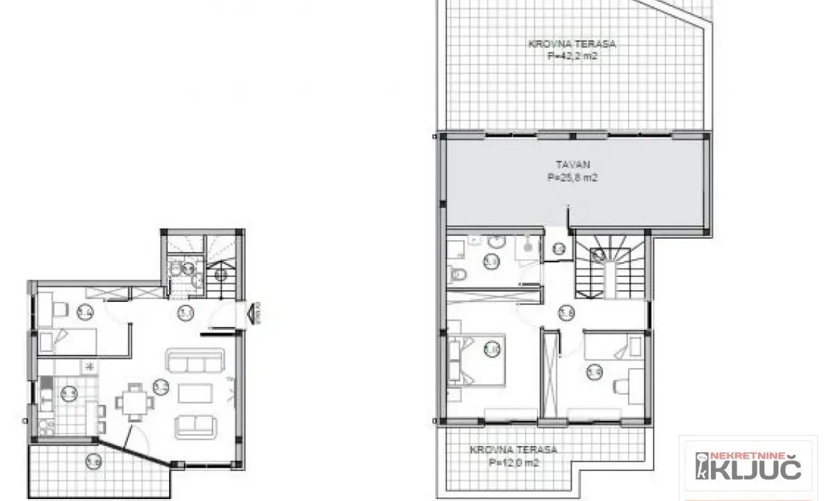 Prodaja, četvorosoban stan, 83m², Sremska Kamenica, Petrovaradin