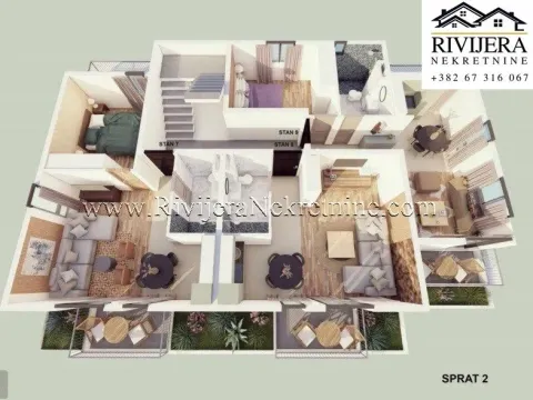 Sale, one bedroom apartment, 51m², Orahovac, Kotor - image 4