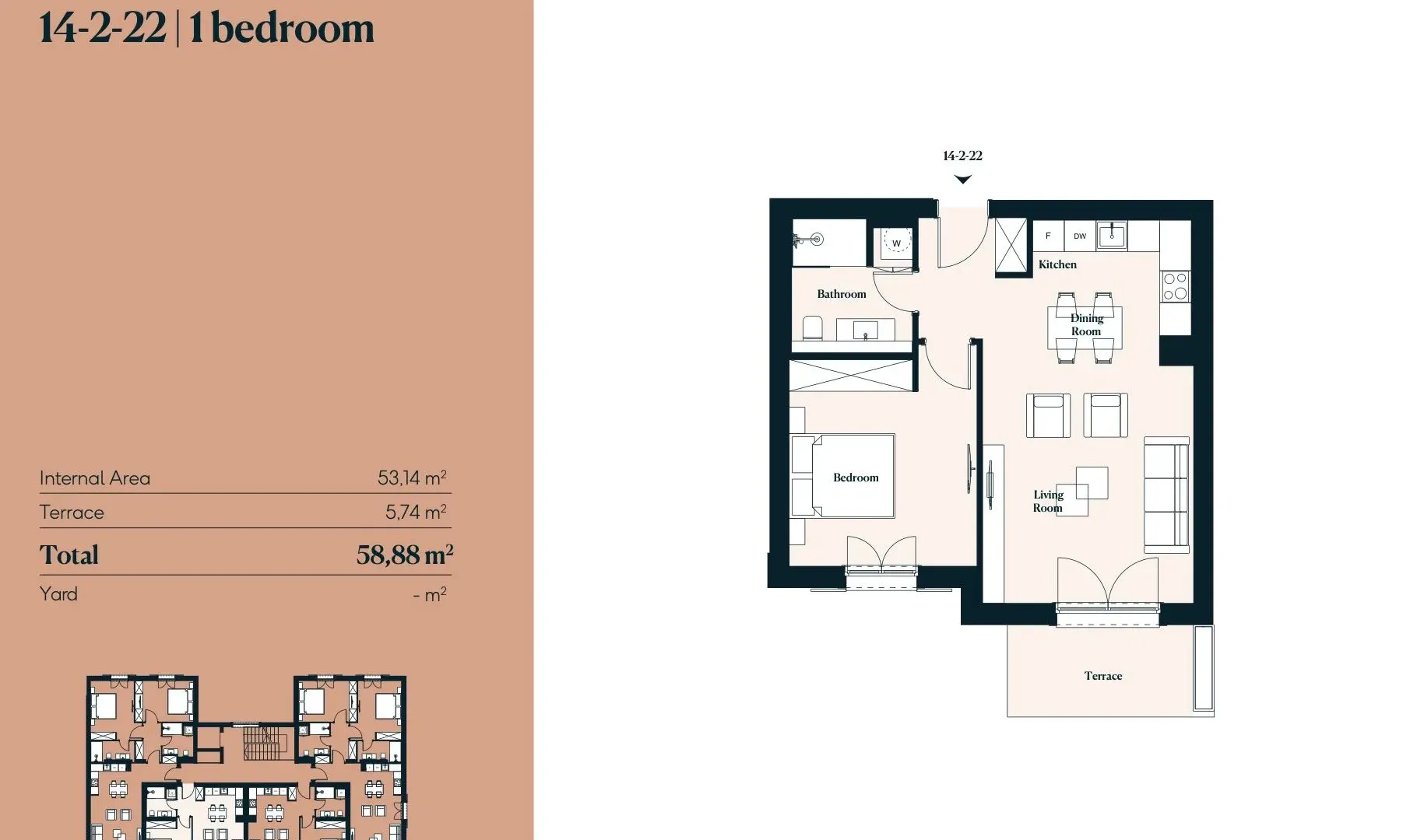 Prodaja, stan, 58m², Tivat, Crna Gora