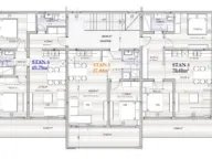 Sale, one bedroom apartment, 57m², Utjeha, Bar - image 11