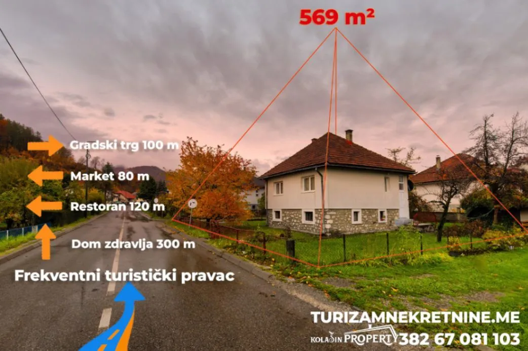 Sale, land lot, 569m², Centar, Kolašin