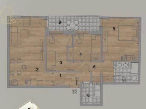 Sale, four bedroom apartment, 86m², Medijana, Niš - image 3