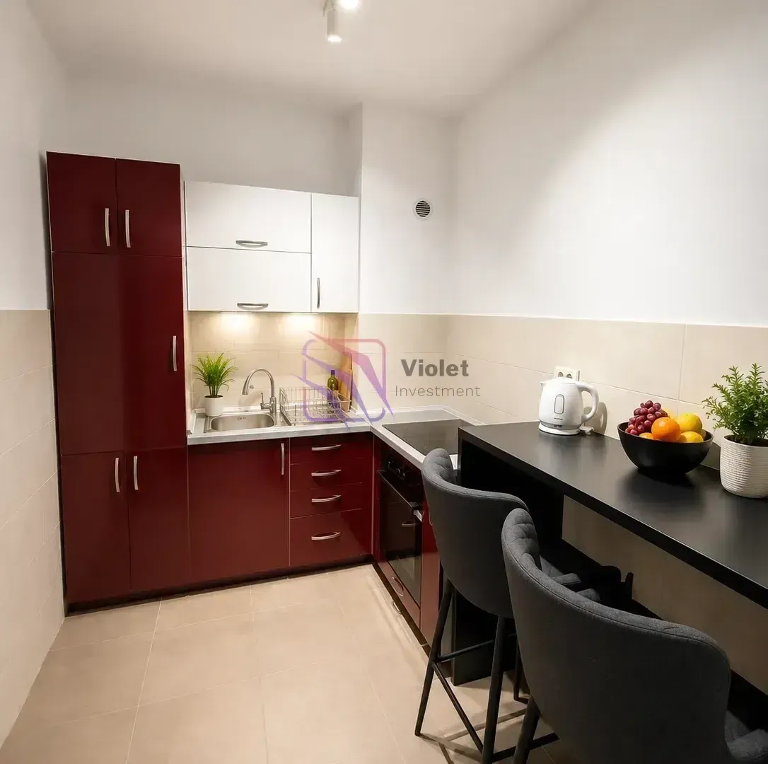 Izdavanje, jednosoban stan, 50m², City Kvart, Podgorica