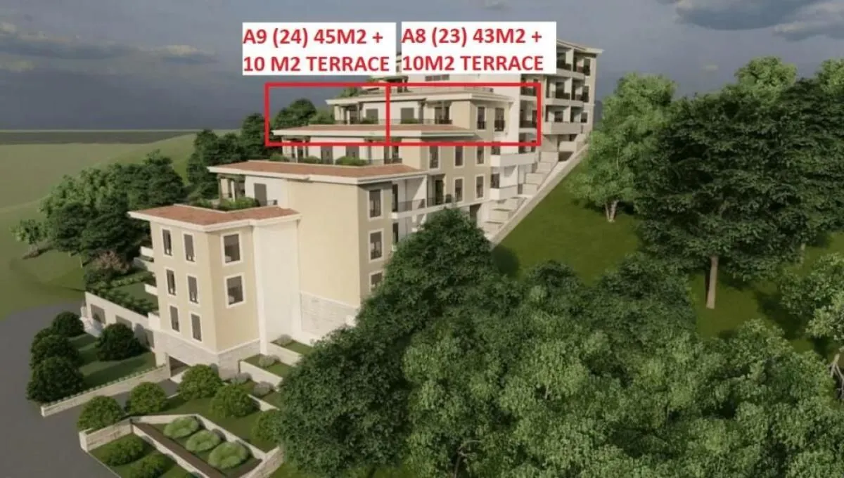 Sale, two bedroom apartment, 56m², Budva, Crna Gora