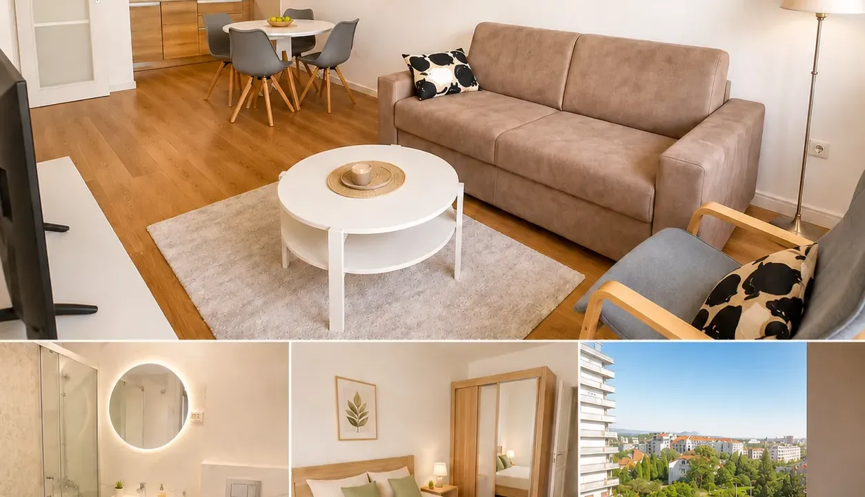 Rent, one bedroom apartment, 47m², Central Point, Podgorica