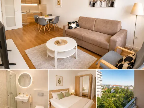 Rent, one bedroom apartment, 47m², Central Point, Podgorica - image 1