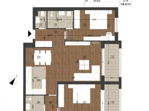 Prodaja, trosoban stan, 120m², Podgorica, Crna Gora - image 11
