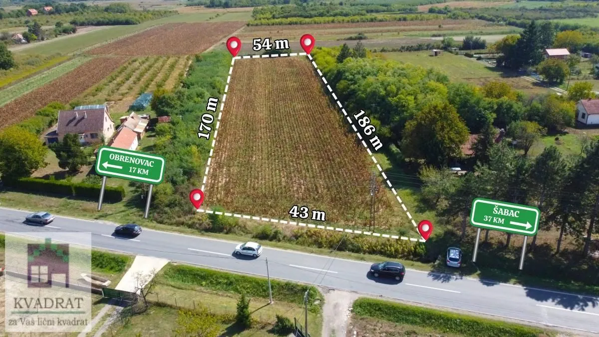 Prodaja, plac, 83m², Skela, Obrenovac