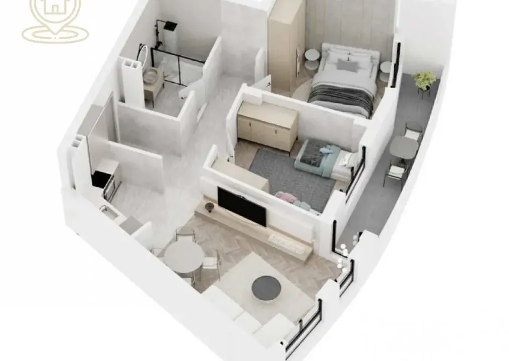 Sale, three bedroom apartment, 56m², Telep, Novi Sad Sve Podlokacije