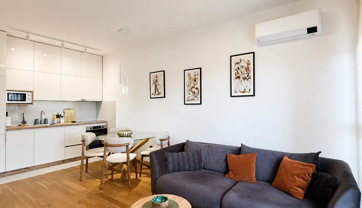 Rent, one bedroom apartment, 44m², Gorica C, Podgorica