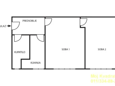 Prodaja, dvosoban stan, 60m², Stari Grad, Beograd - image 12