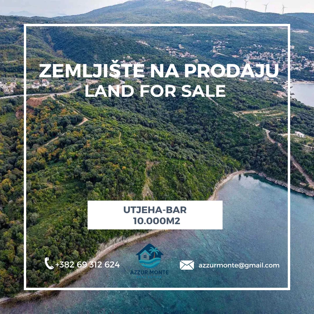Prodaja, plac, 10000m², Utjeha, Bar