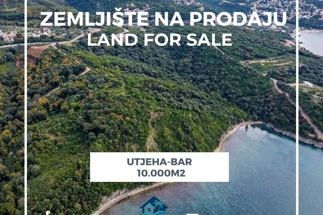 Sale, land lot, 10000m², Utjeha, Bar