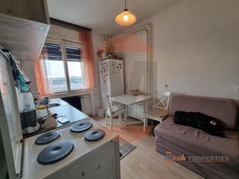 Small kitchen with a dining table and a sofa in the same space. - image 9