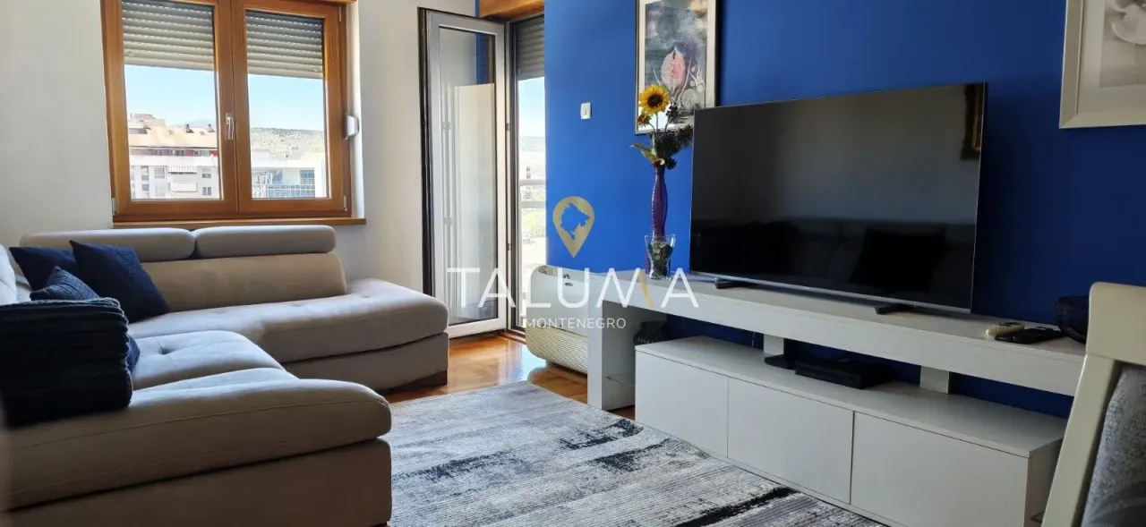 Rent, one bedroom apartment, 45m², Preko Morače, Podgorica