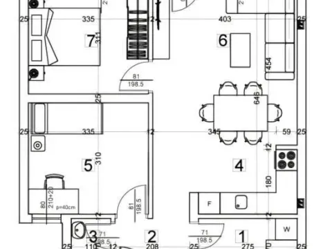 Sale, three bedroom apartment, 76m², Adice, Novi Sad Sve Podlokacije