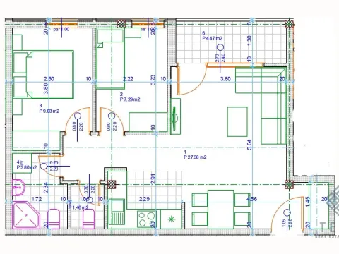 Prodaja, dvosoban stan, 53m², Central Point, Podgorica - image 3
