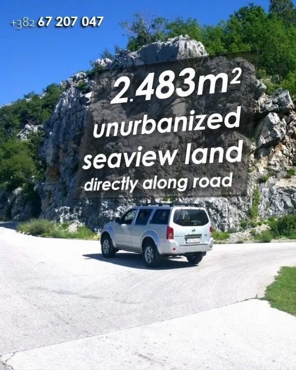 Prodaja, plac, 10625m², Kotor, Crna Gora