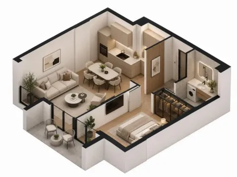Prodaja, dvosoban stan, 50m², Cvetanova Ćuprija, Zvezdara Sve Podlokacije - image 7