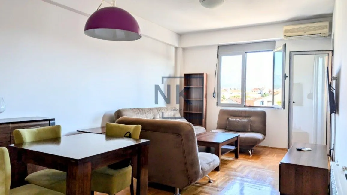 Izdavanje, jednosoban stan, 51m², Stari Aerodrom, Podgorica