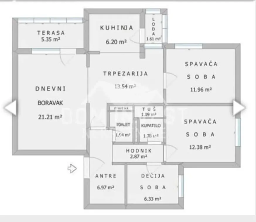 Prodaja, četvorosoban stan, 92m², Stari Košutnjak, Rakovica