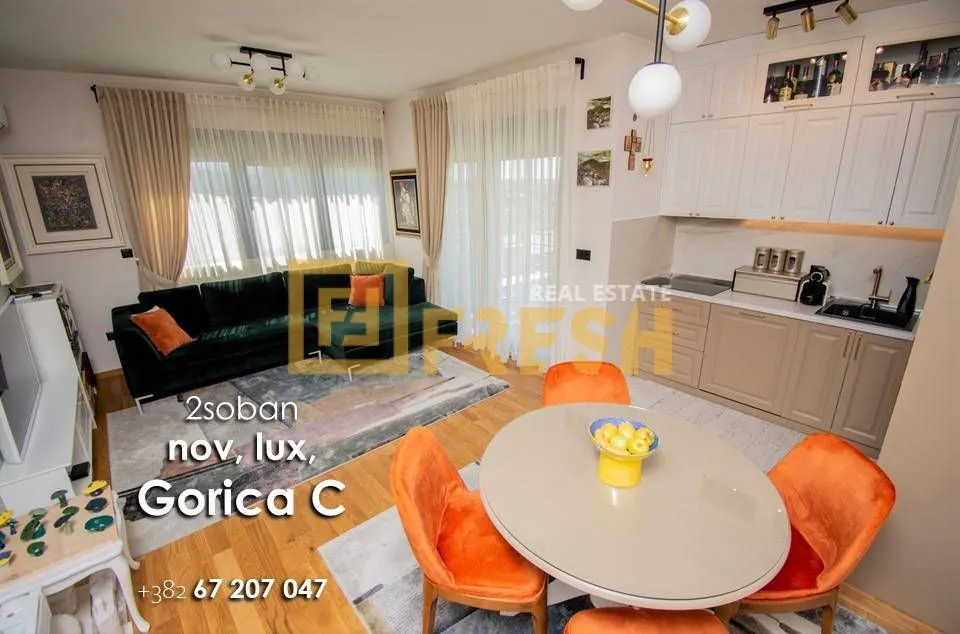 Prodaja, dvosoban stan, 64m², Gorica C, Podgorica