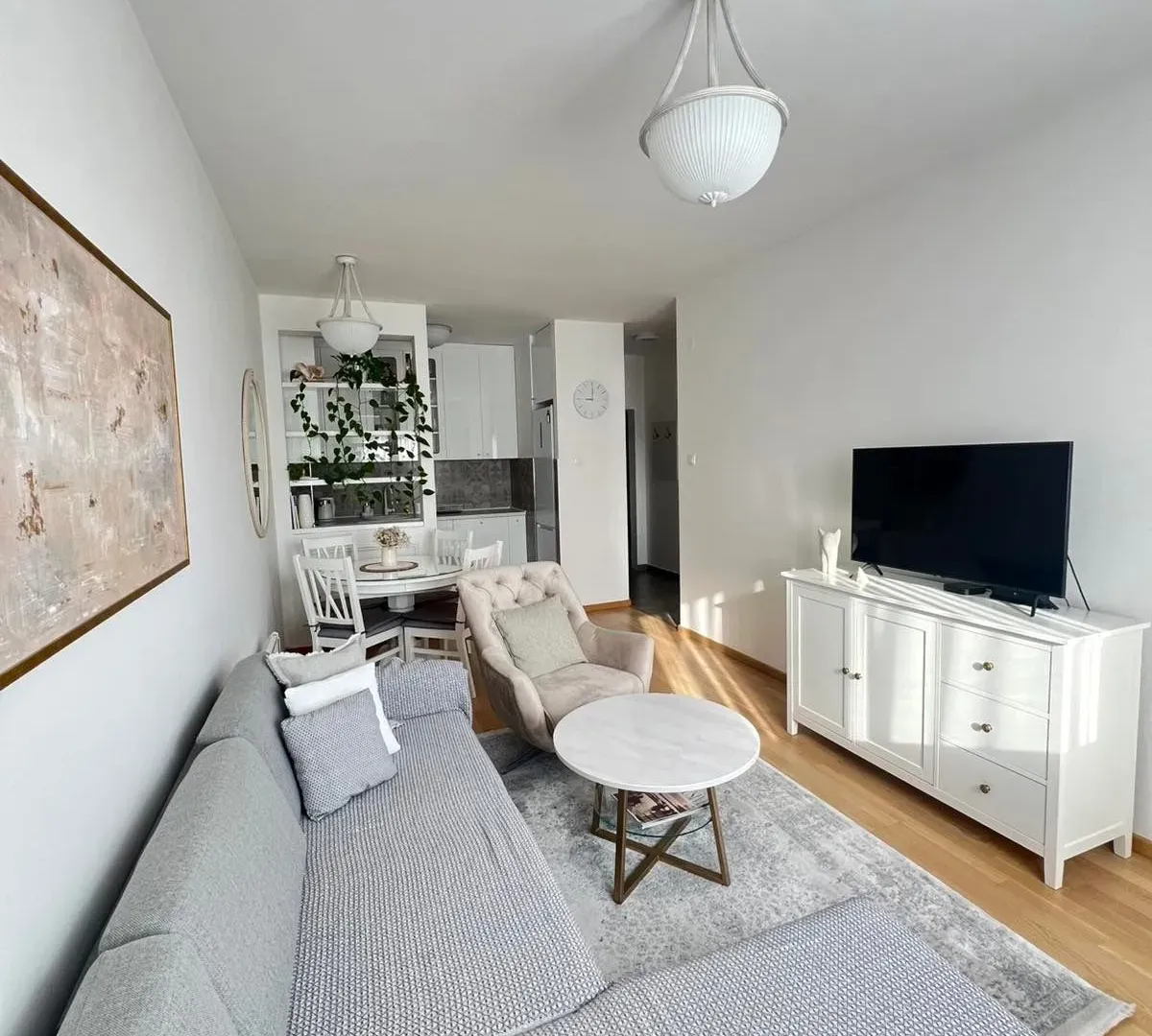 Rent, one bedroom apartment, 43m², Pobrežje, Podgorica