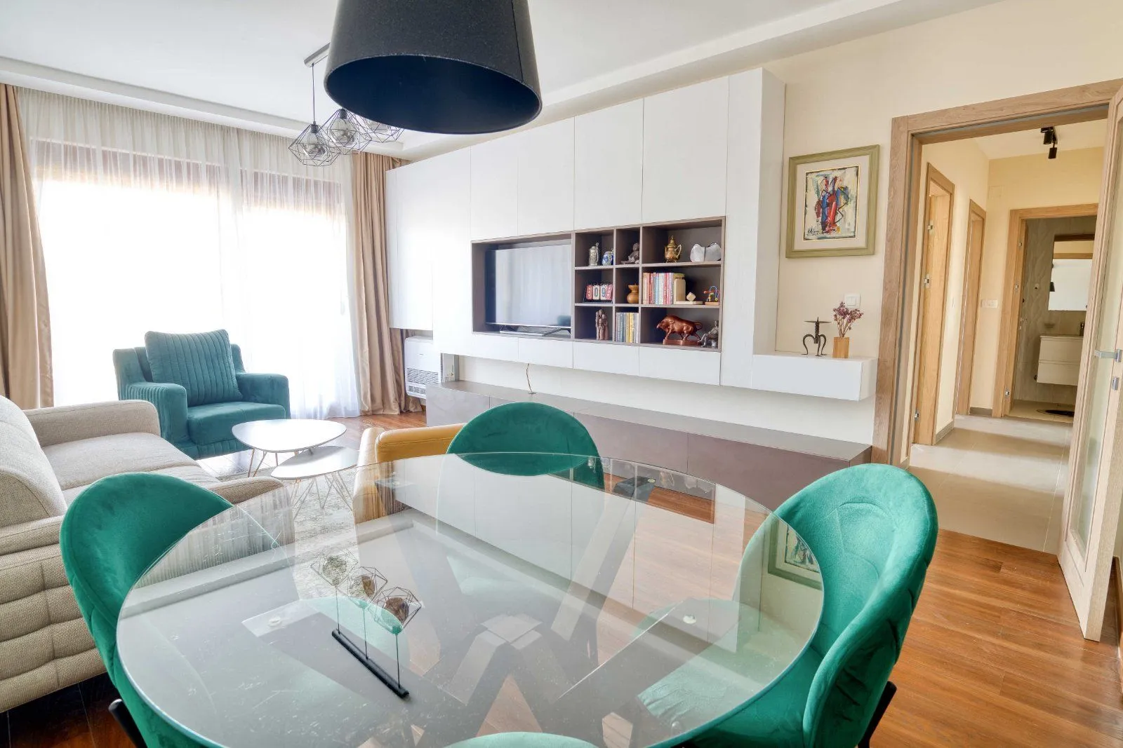 Rent, two bedroom apartment, 70m², Master Kvart, Podgorica