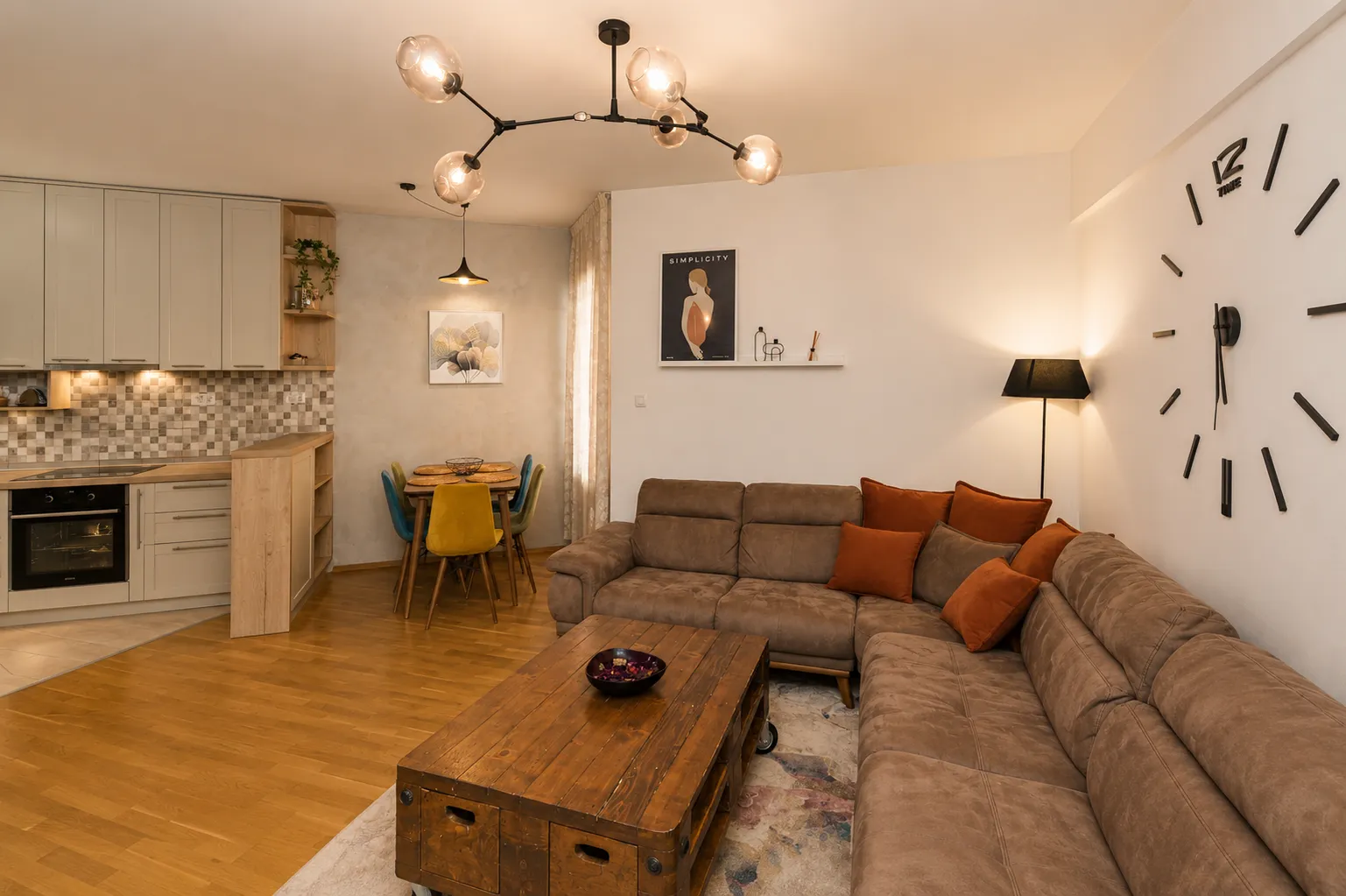 Rent, two bedroom apartment, 67m², Blok 9, Podgorica