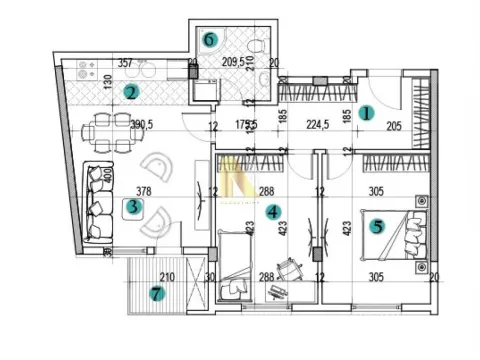 Prodaja, trosoban stan, 64m², Stari Majur, Petrovaradin - image 16