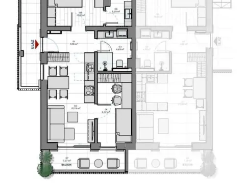 Prodaja, jednosoban stan, 49m², Donja Lastva, Tivat - image 3