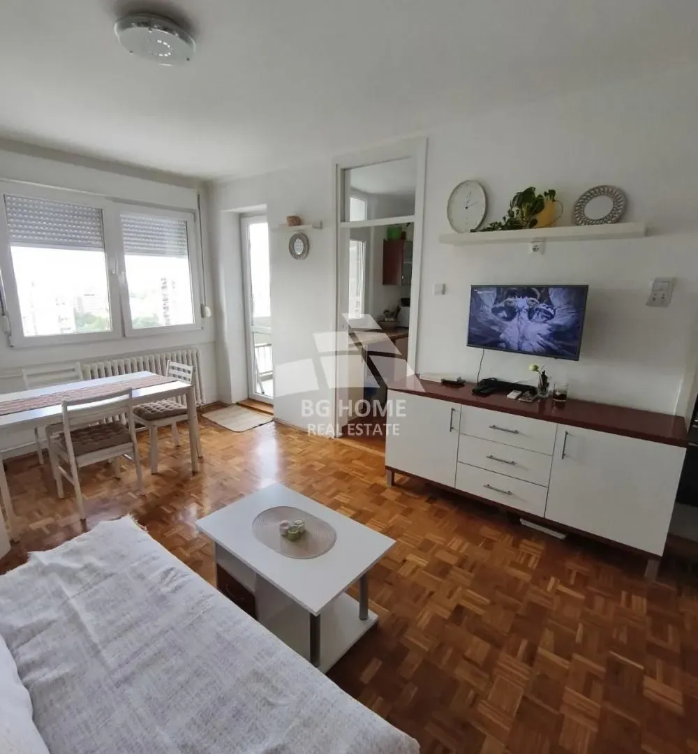 Rent, two bedroom apartment, 42m², Novi Beograd Blok 63, Novi Beograd Sve Podlokacije