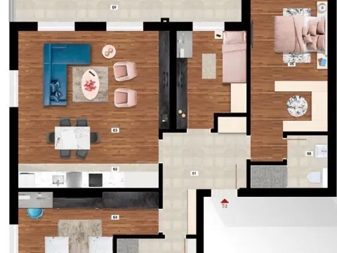 Prodaja, trosoban stan, 104m², Podgorica, Crna Gora - image 1