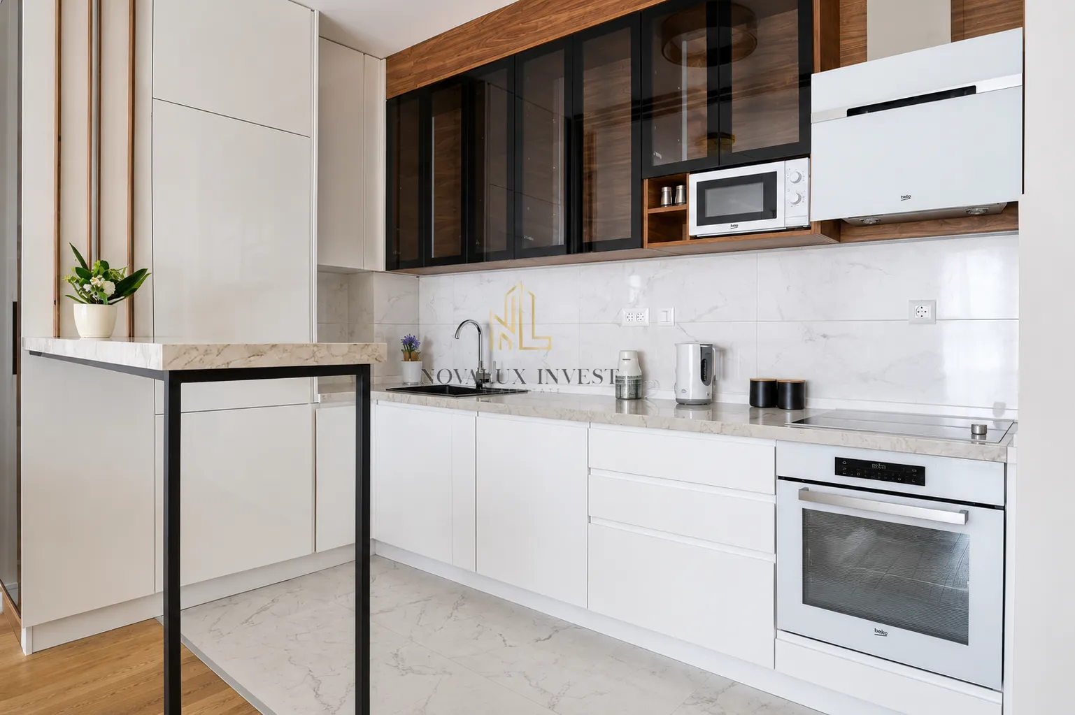 Rent, one bedroom apartment, 57m², Kod Capital Plaze, Podgorica