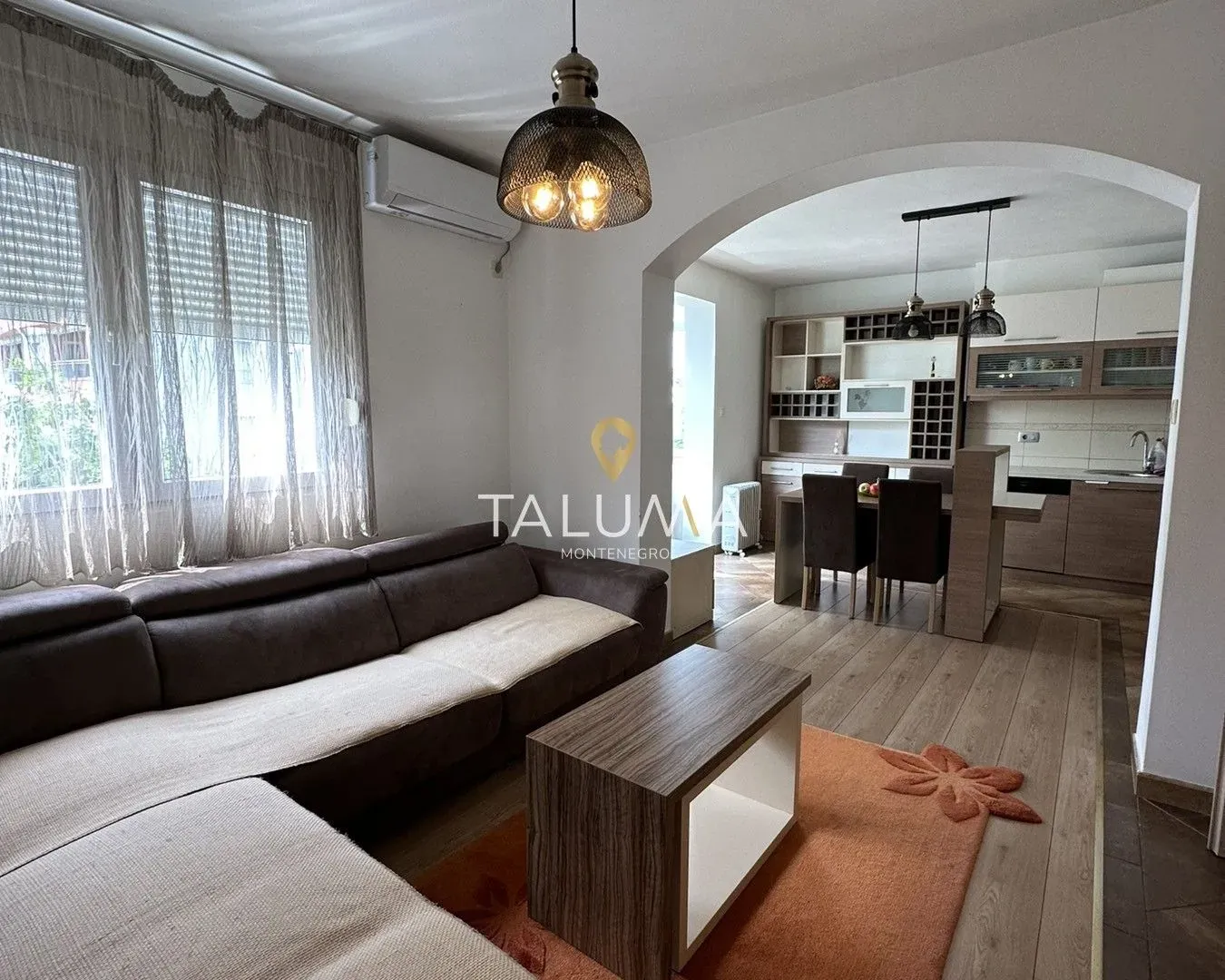 Rent, one bedroom apartment, 54m², Preko Morače, Podgorica