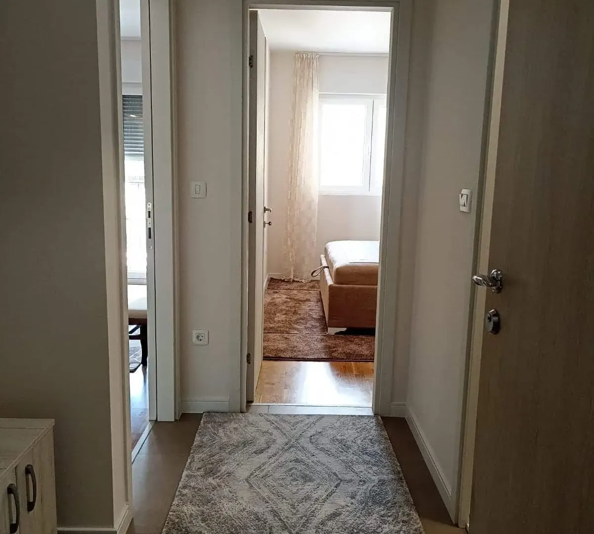 Rent, one bedroom apartment, 42m², Pobrežje, Podgorica