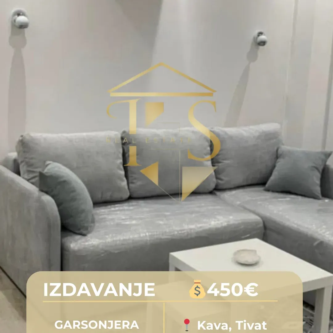 Rent, studio apartment, 25m², Kava, Tivat