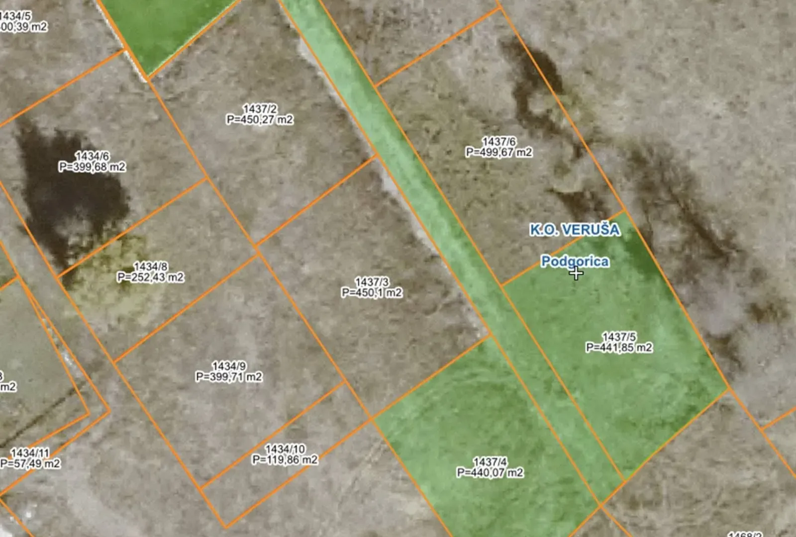 Prodaja, plac, 440m², Podgorica, Crna Gora
