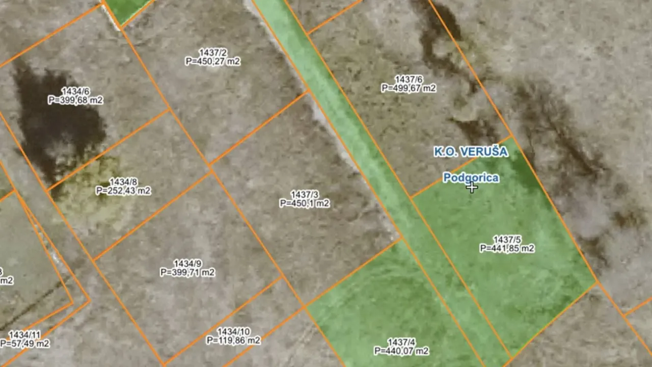 Prodaja, plac, 440m², Podgorica, Crna Gora