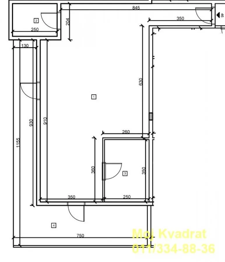 Sale, two bedroom apartment, 103m², Mirijevo Sve Podlokacije, Beograd