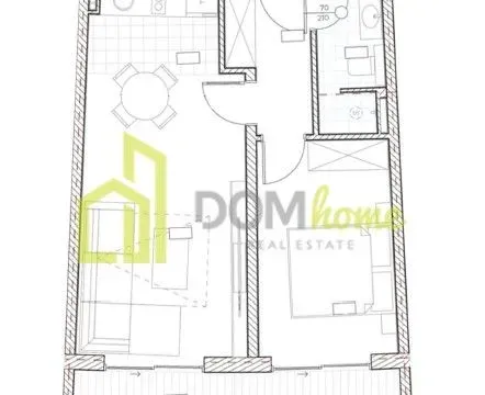 Sale, one bedroom apartment, 44m², Bečići, Budva - image 5