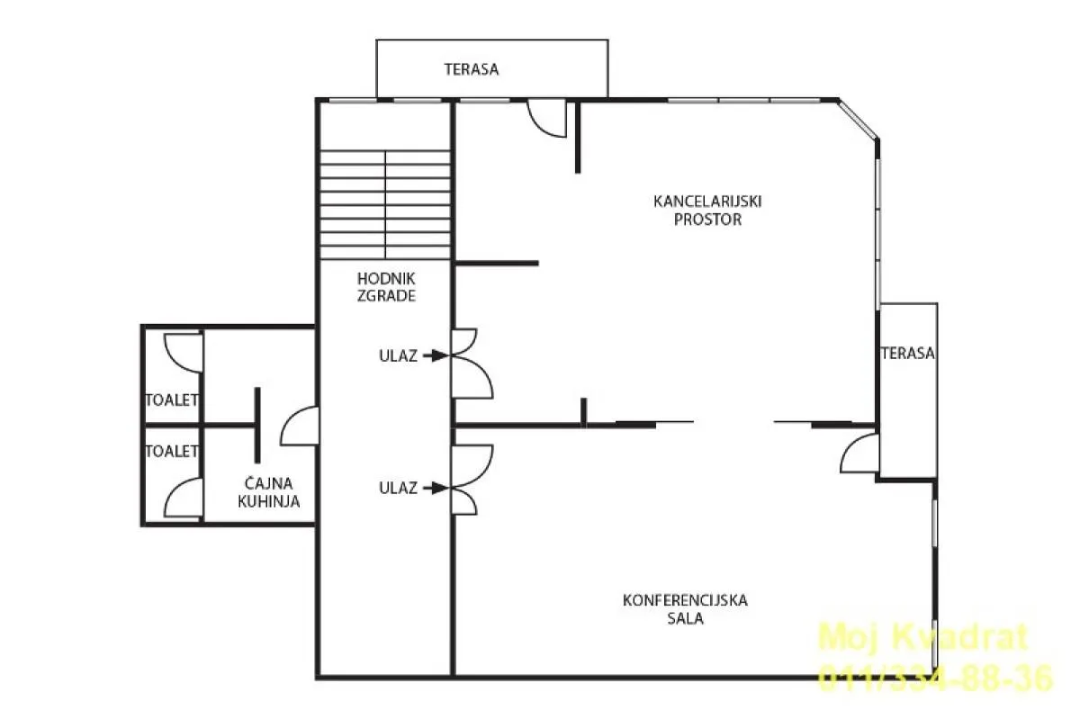 Sale, office space, 105m², Palilulska Pijaca, Palilula Sve Podlokacije